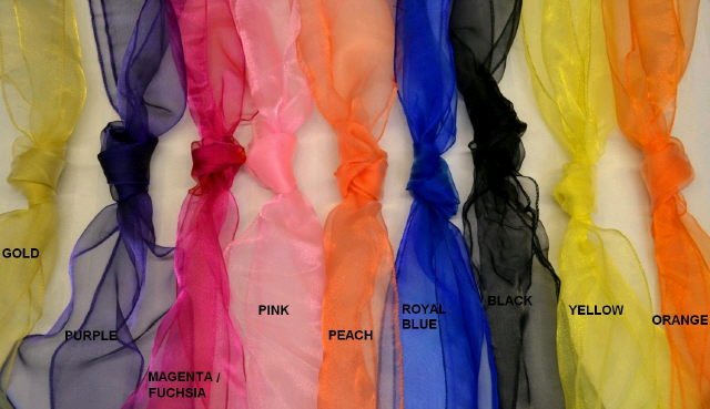 Rental store for Organza Chair Tie sash in Portland OR