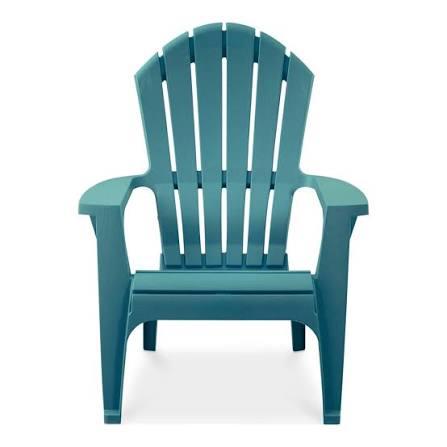 Rental store for Chair, Adirondack-aqua Blue Resin in Portland OR